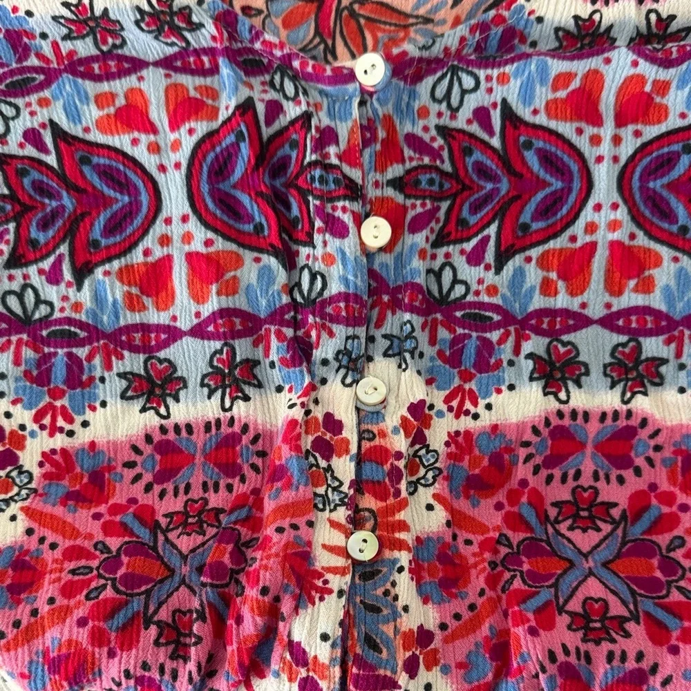 Altar'd State Multicolor Floral romper - Picture 2 of 6